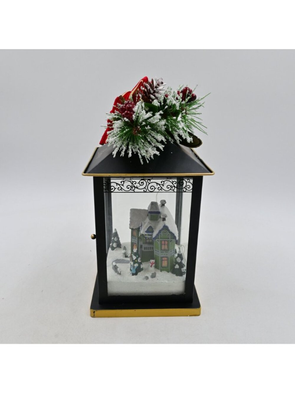 Thomas Kinkade Christmas Lantern Peace Bradford Exchange Sparkle Of The Season - Picture 4 of 5